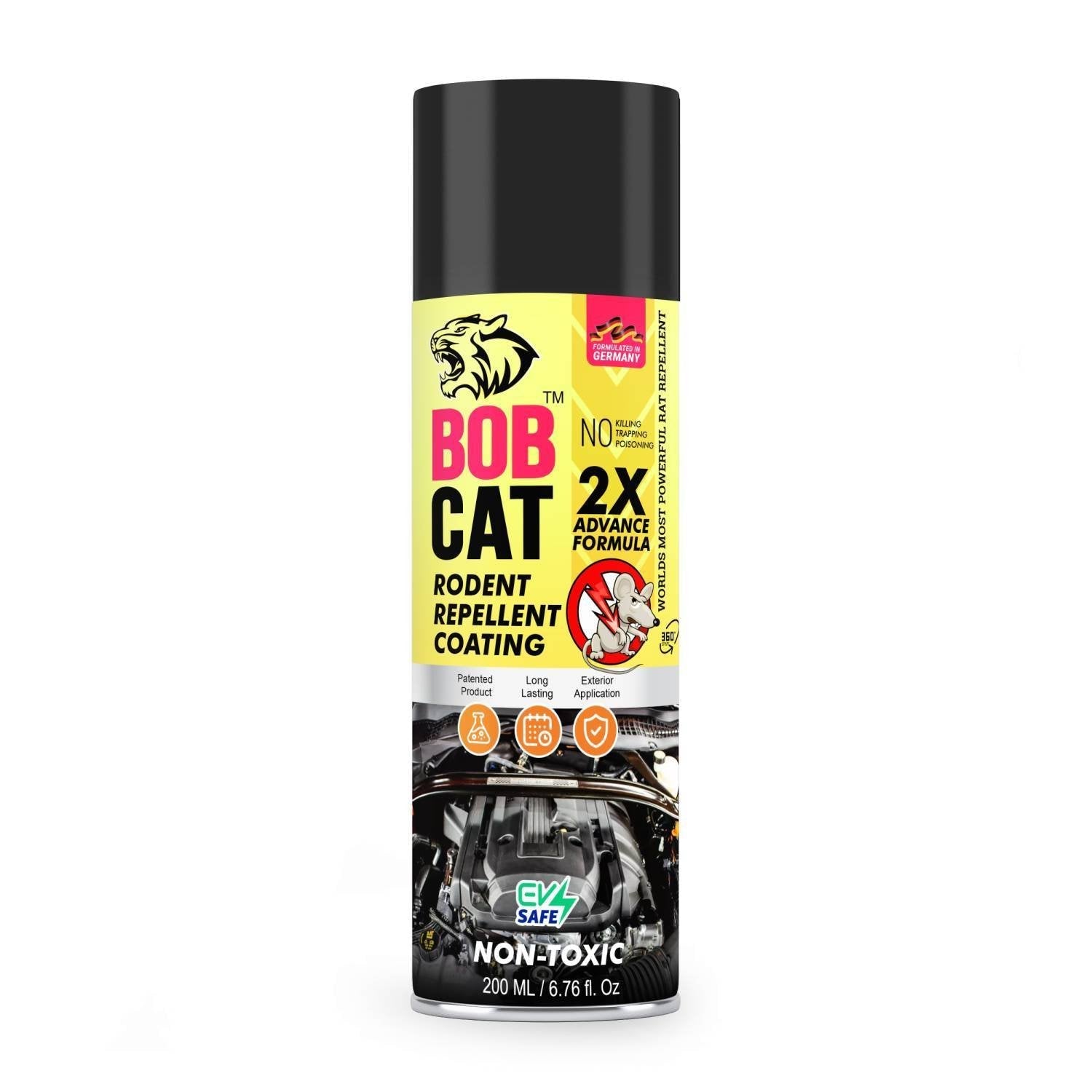 Bob Cat Rat Repellent Spray 200ml | 2X Advanced