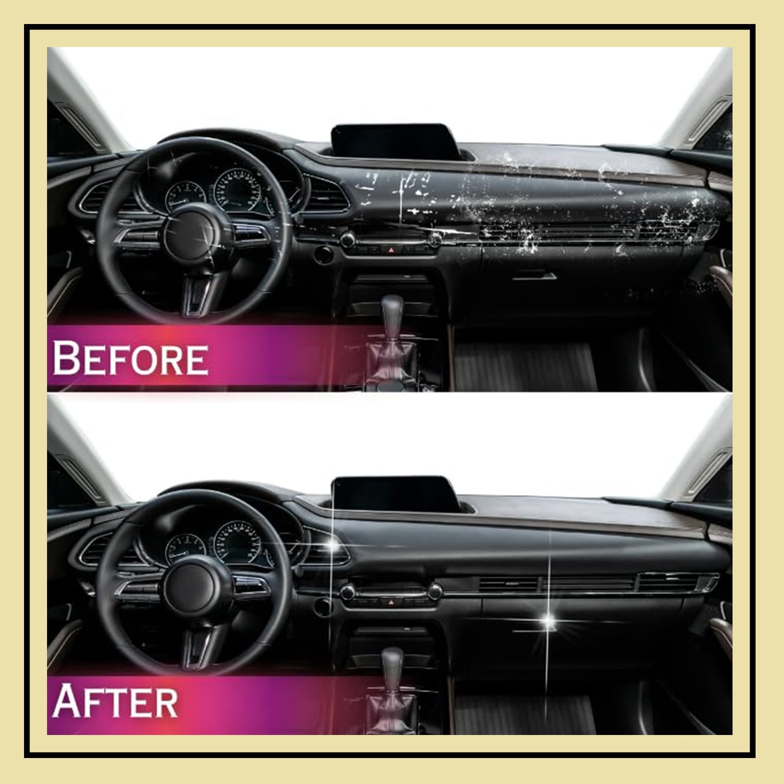 Tom Cat Premium Dashboard, Leather Cleaner & Polish - 200ml