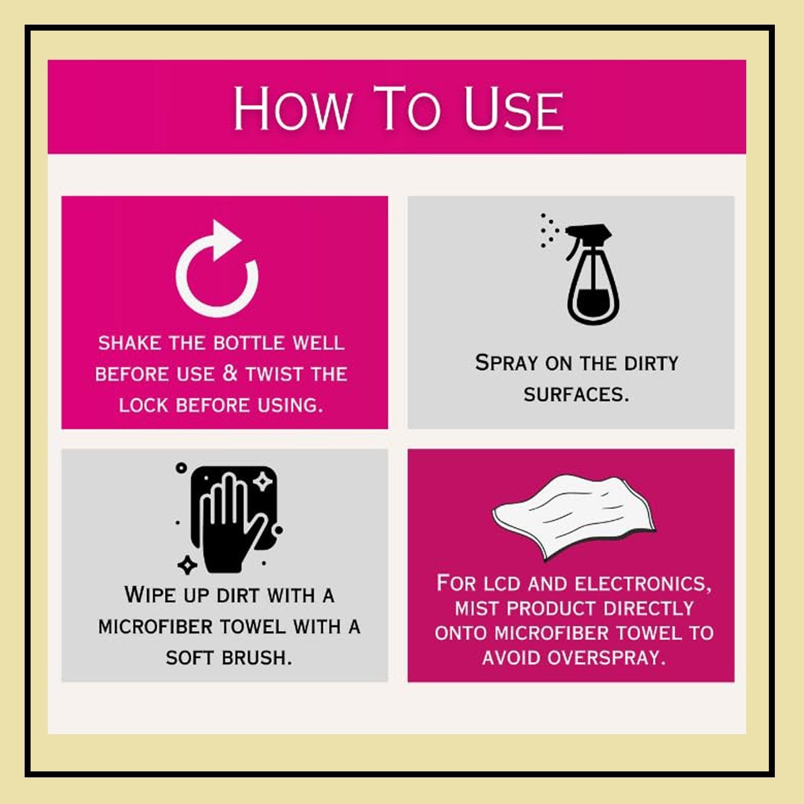 Tom Cat Premium Dashboard, Leather Cleaner & Polish - 200ml