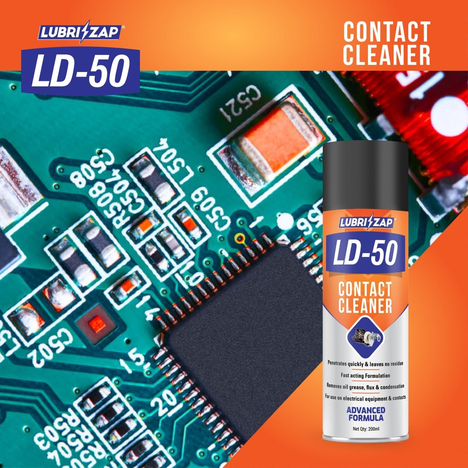 Lubrizap Contact Cleaner 200ml