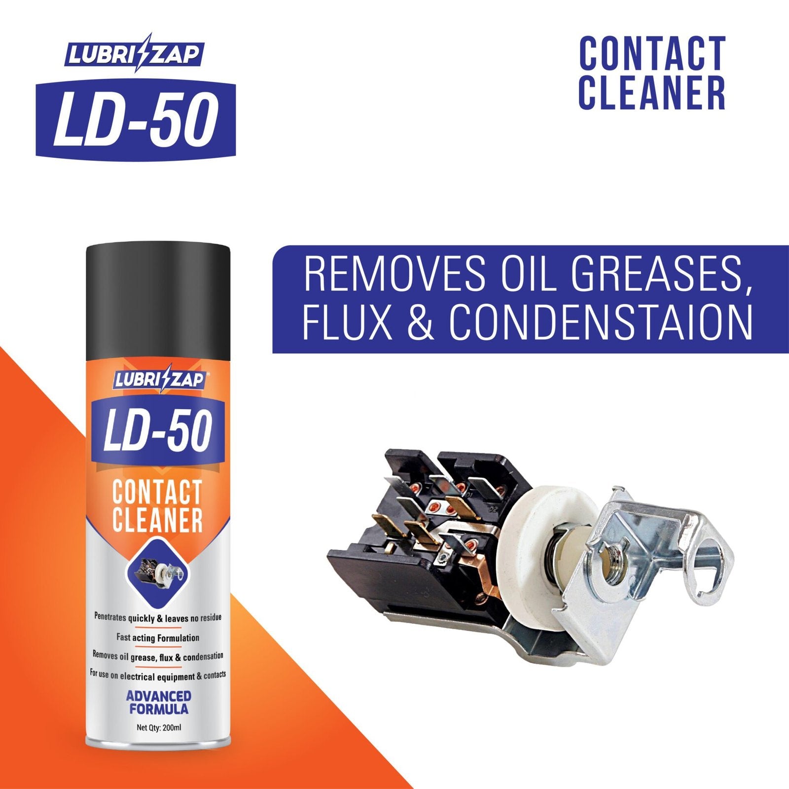 Lubrizap Contact Cleaner 200ml