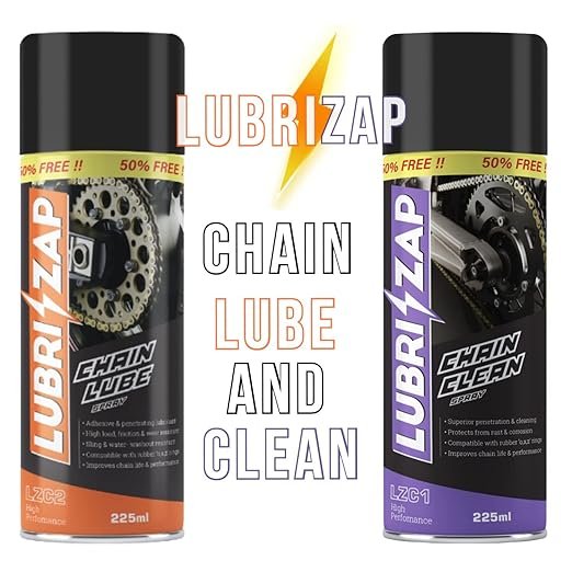 Lubrizap Motor Bike Chain Premium Lube & Clean Spray