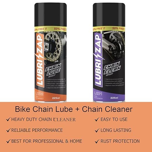 Lubrizap Motor Bike Chain Premium Lube & Clean Spray