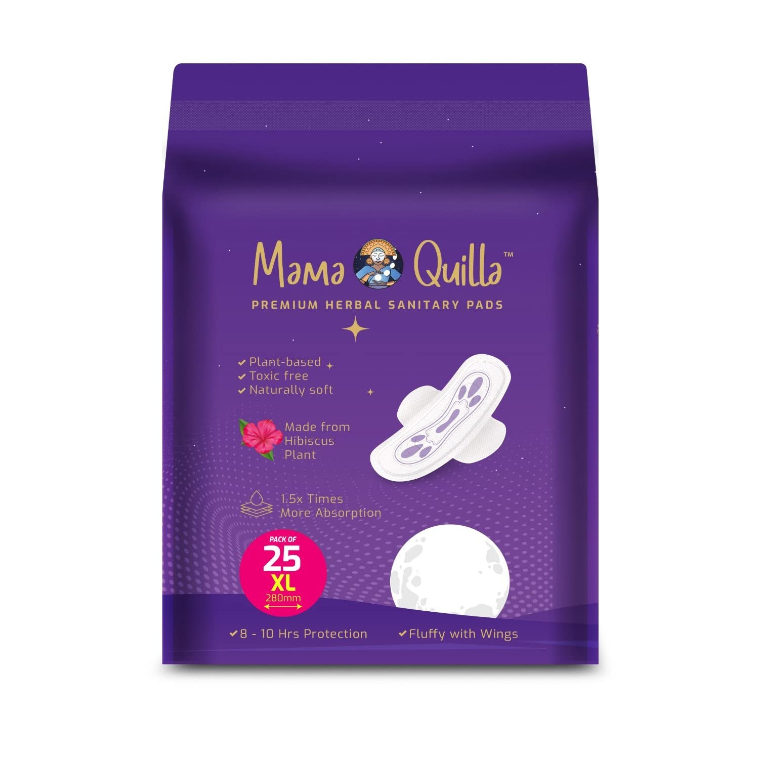 Premium Sanitary Pads Mama Quilla - XL Size