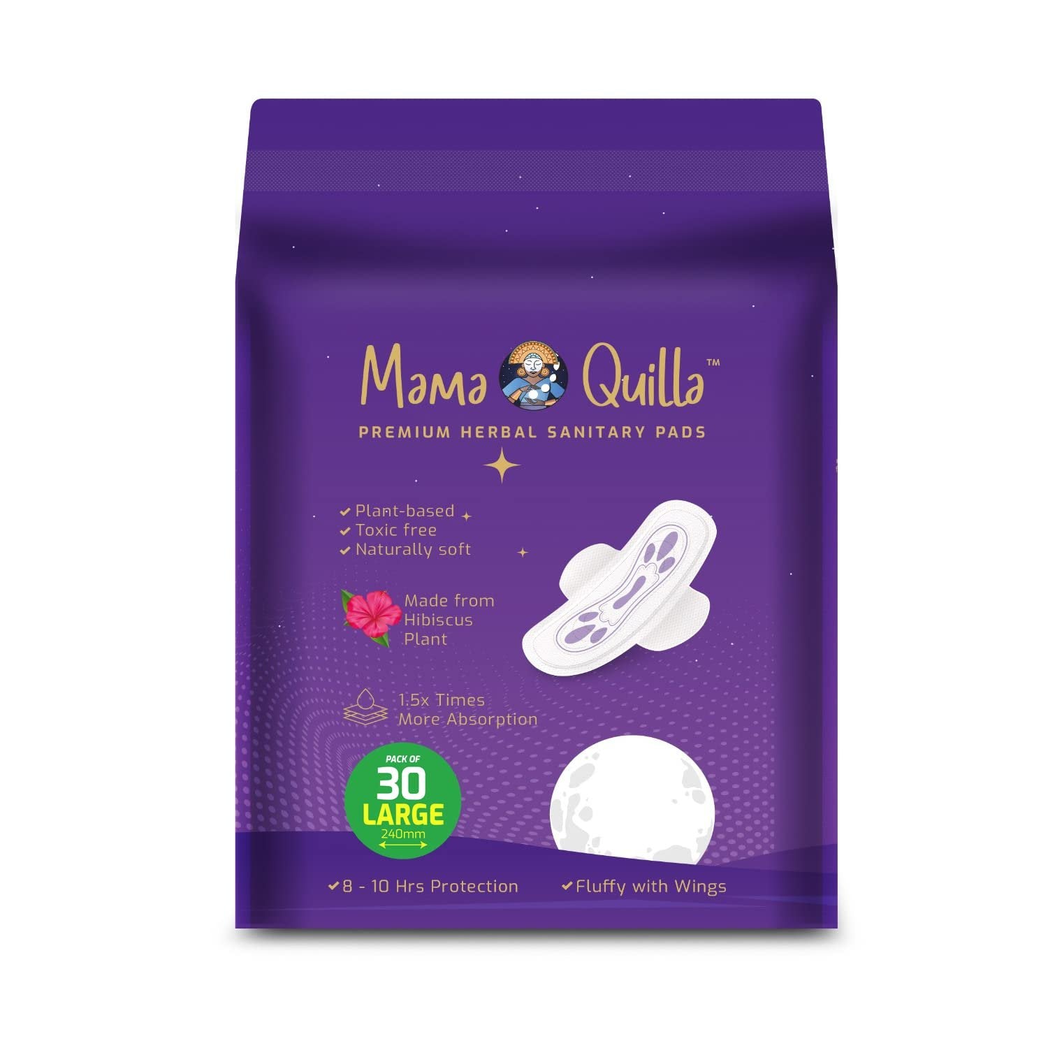 L Size - Mama Quilla Premium Sanitary Pads