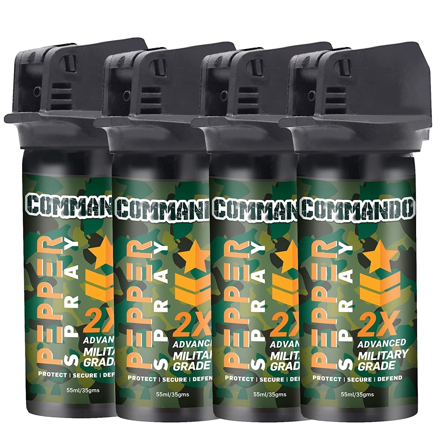 Commando 2X Strong  Flip Type Pepper Spray  - 55ml