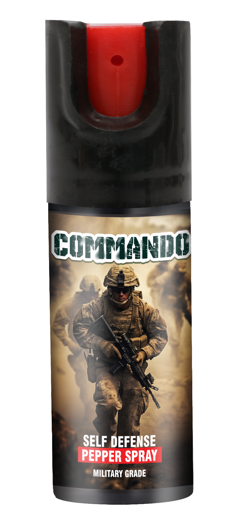 Commando Military Grade Pepper Spray – Self Defense Protection