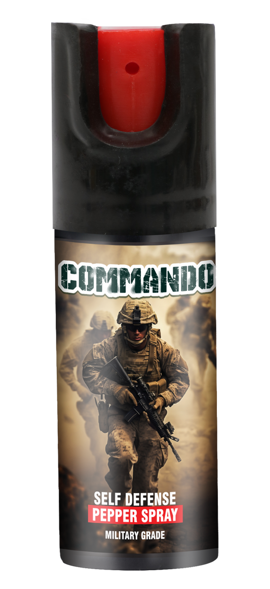 Commando Military Grade Pepper Spray – Self Defense Protection