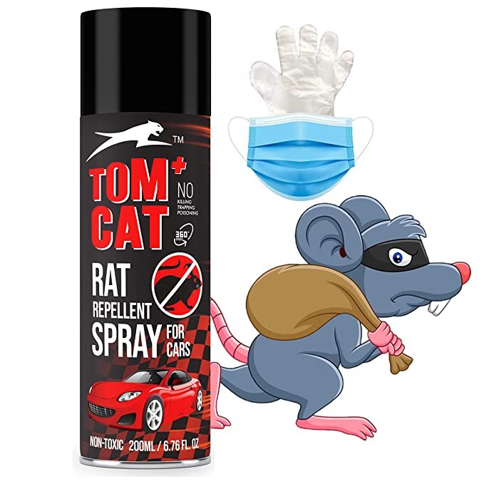 Tom Cat No Entry Rat Repellent Spray for Car 200ML