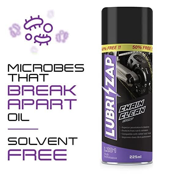 Lubrizap Bike Chain Cleaner Spray - 225ml