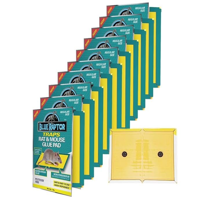 Blue Raptor Mouse Insect Rodent Lizard Trap Rat Catcher size-25.1 cm x 18.7 cm