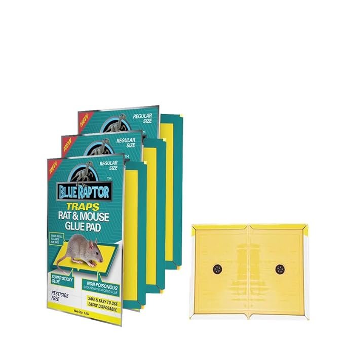 Blue Raptor Mouse Insect Rodent Lizard Trap Rat Catcher size-25.1 cm x 18.7 cm