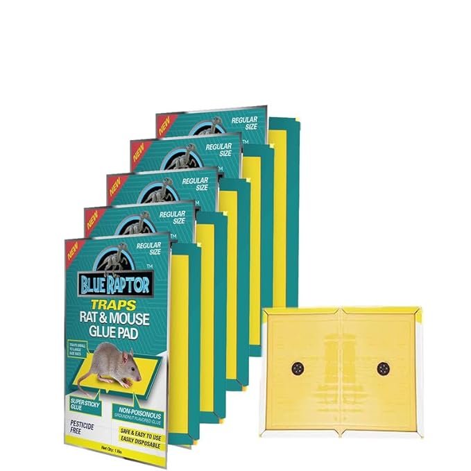 Blue Raptor Mouse Insect Rodent Lizard Trap Rat Catcher size-25.1 cm x 18.7 cm