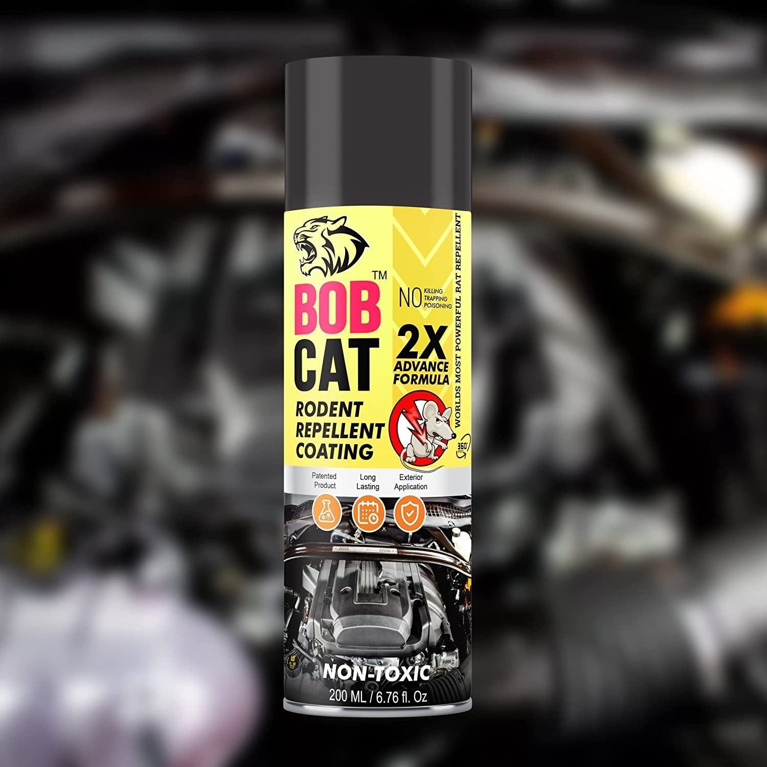 Bob Cat Rat Repellent Spray 200ml | 2X Advanced
