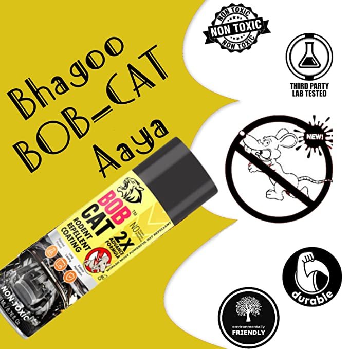 Bob Cat Rat Repellent Spray 200ml | 2X Advanced