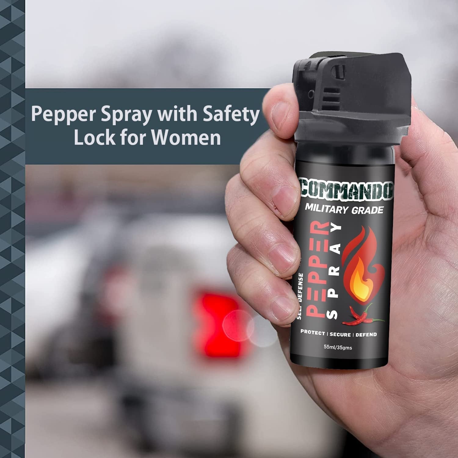 Commando Flip Pepper Spray - 55ml
