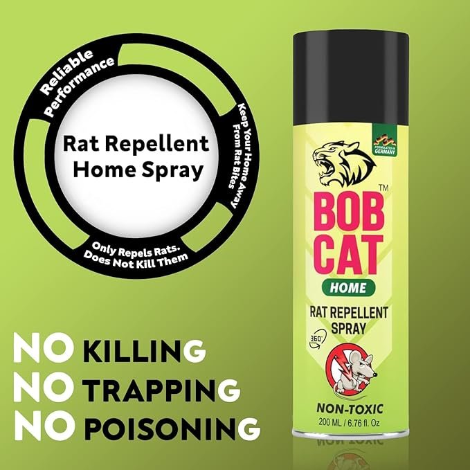 Bob Cat No Entry Rat Repellent Home Protection Spray- 200 ML