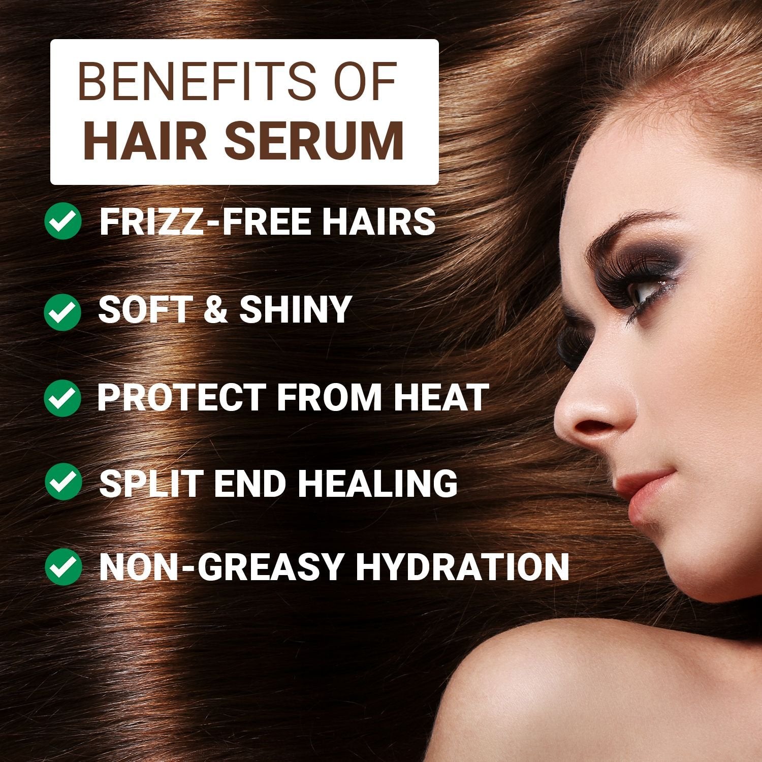 HOLA  Cosmetics Professional Hair Serum for Women & Men - 120ML