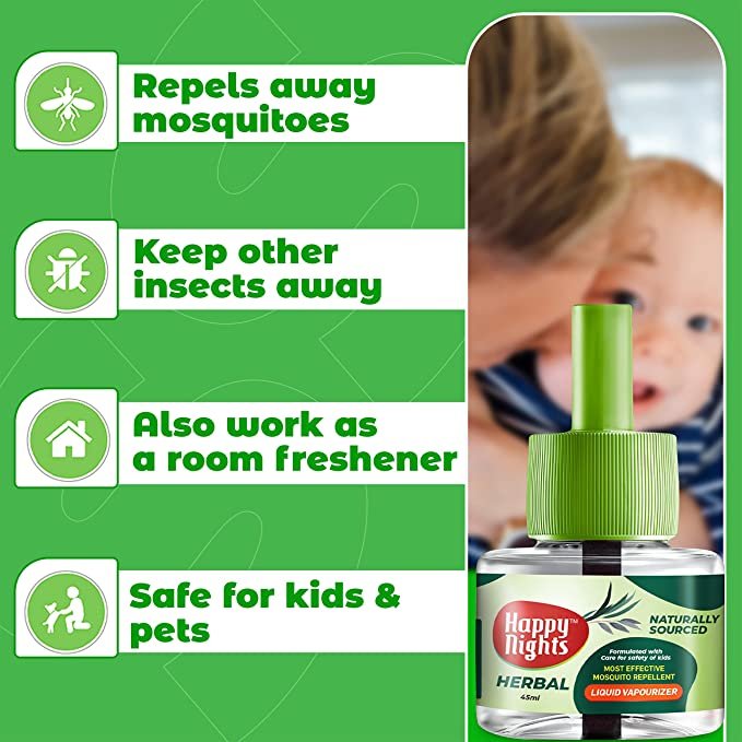 Mosquito Repellent | Mosquito Liquid Vaporizer(45ml) with Machine