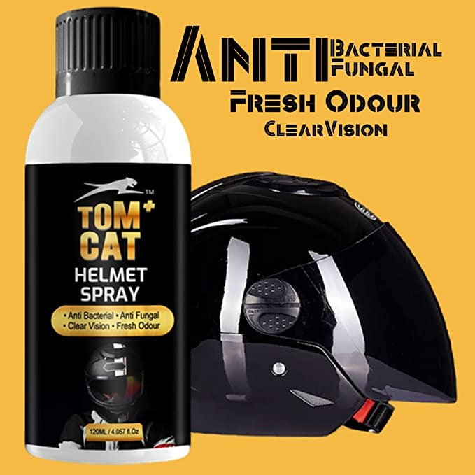 Helmet Cleaner  & deodorizer with microfiber cloth -120ml