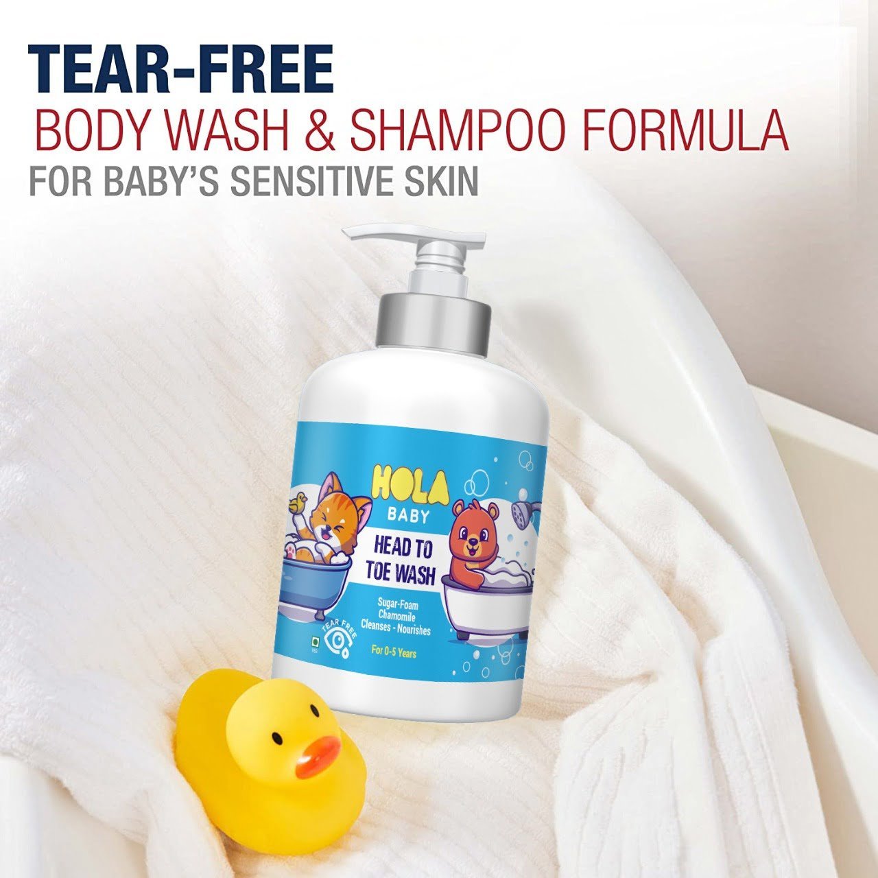 HOLA Baby Head to Toe Wash 250ml