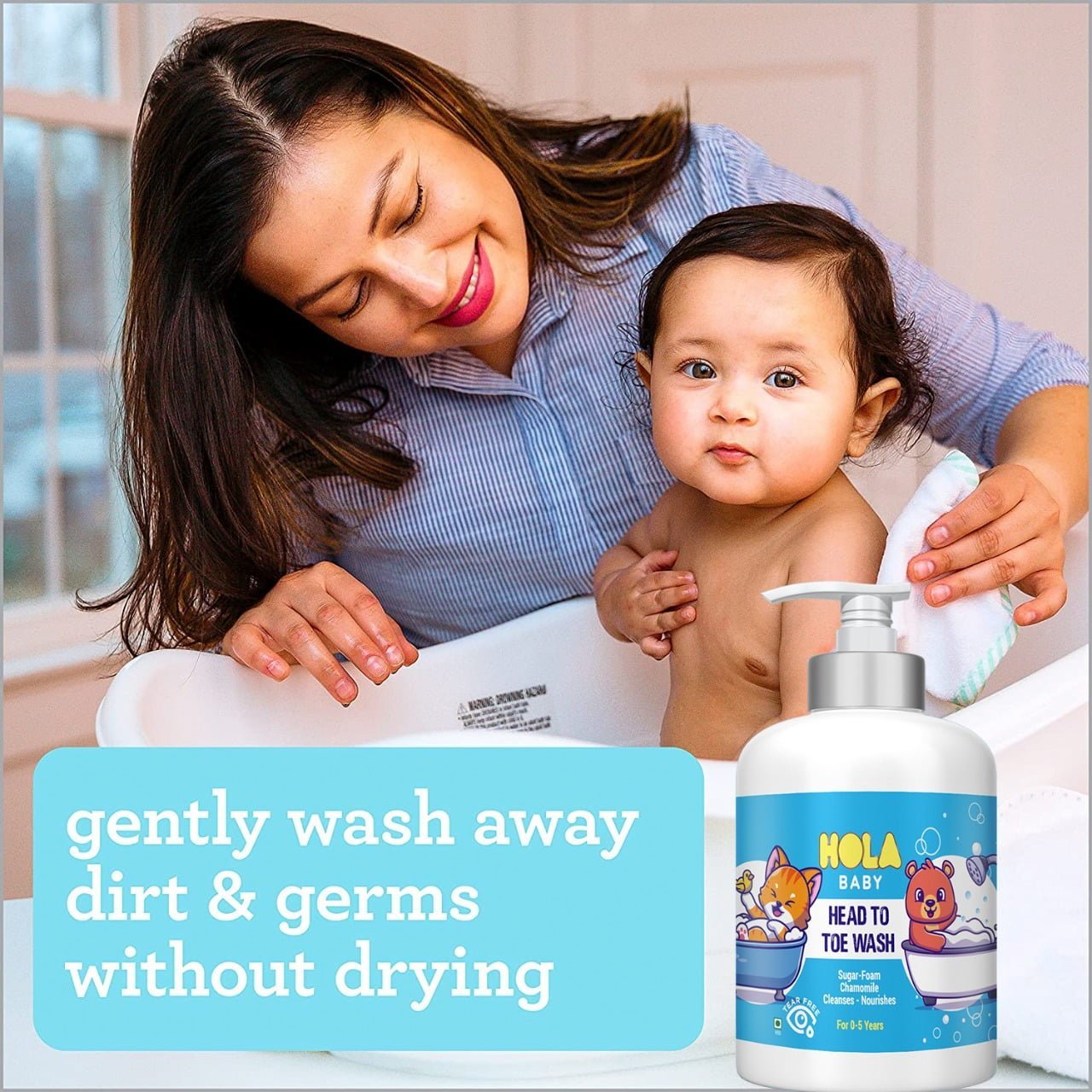 HOLA Baby Head to Toe Wash 250ml