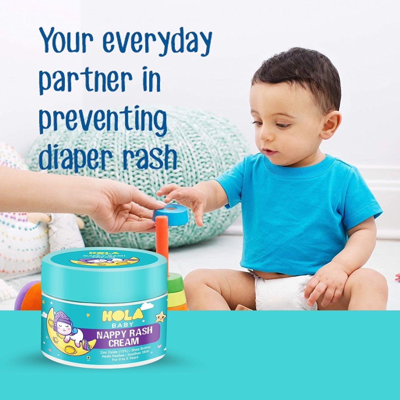 HOLA Cosmetics Nappi cream for babies 50G