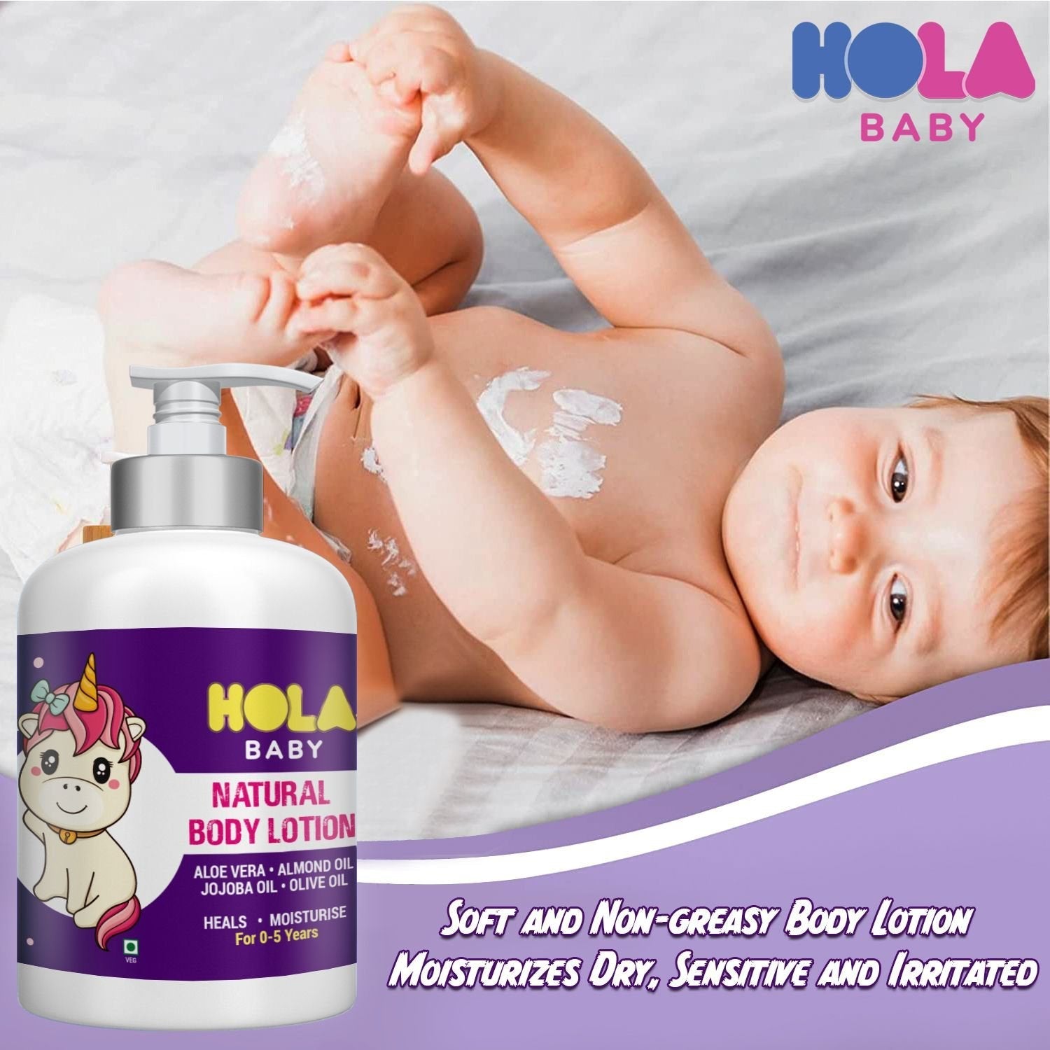 HOLA Baby Natural Moisturizing Body Lotion 250ML