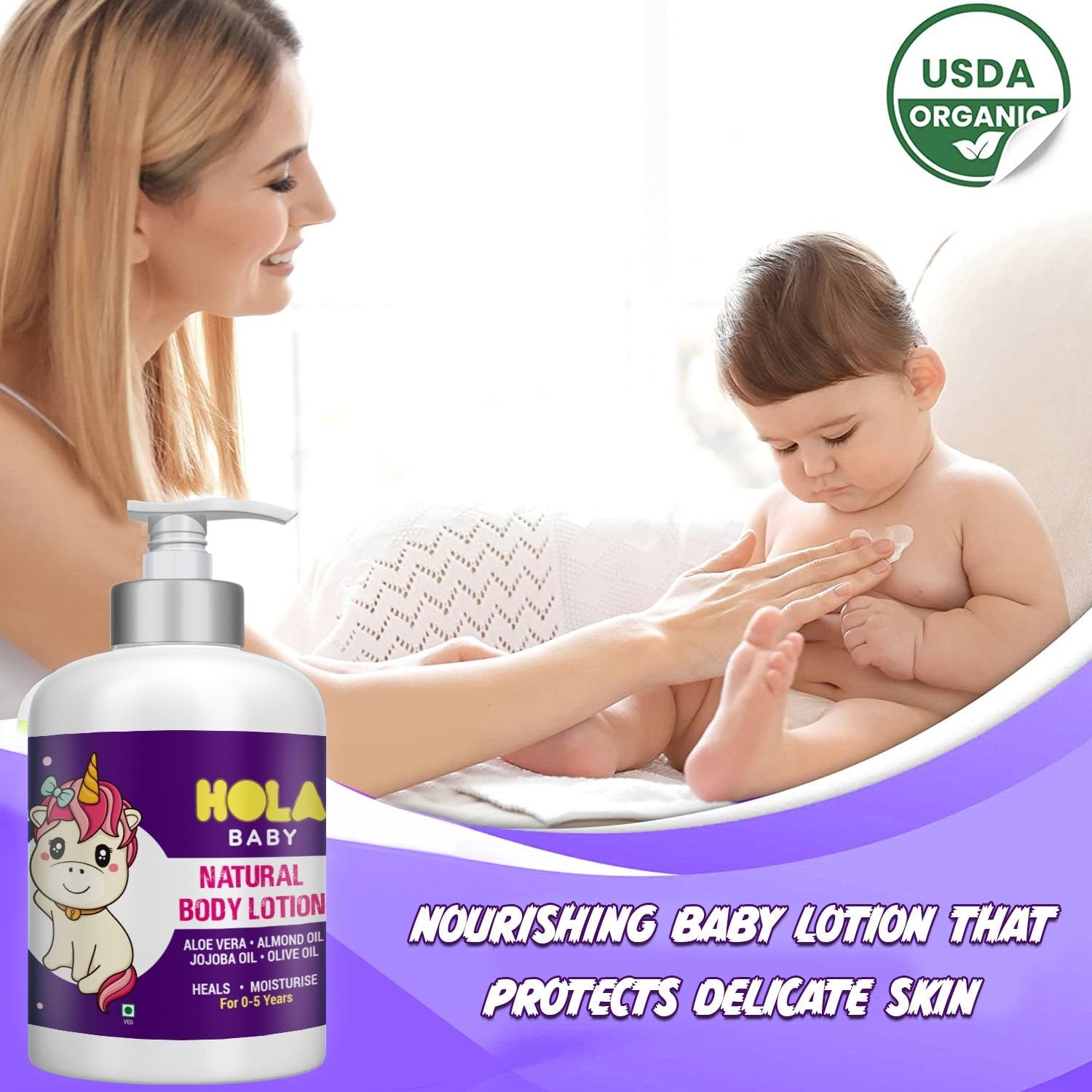 HOLA Baby Natural Moisturizing Body Lotion 250ML
