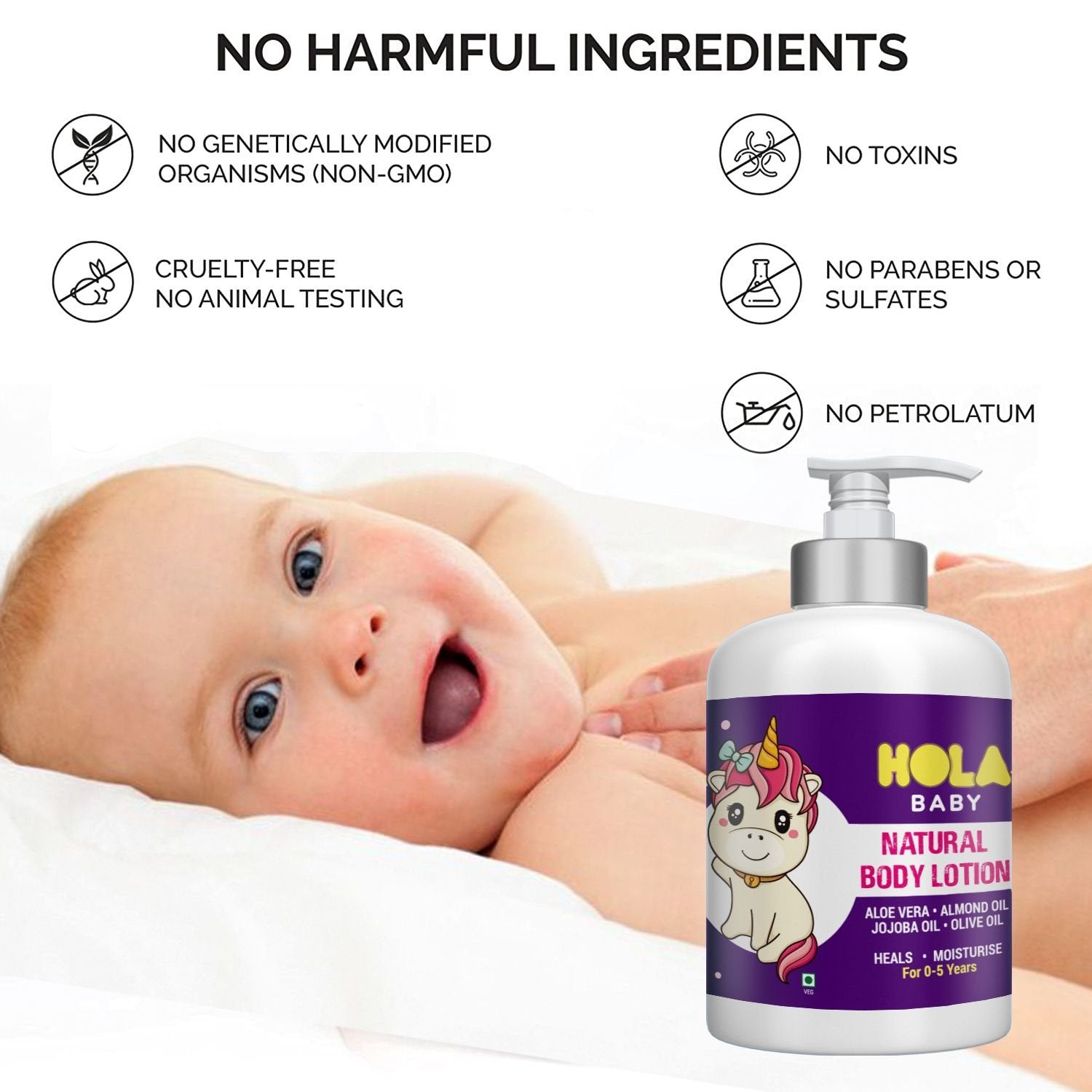 HOLA Baby Natural Moisturizing Body Lotion 250ML