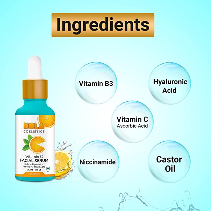 HOLA Cosmetics Vitamin C Face Serum - 29.5ml