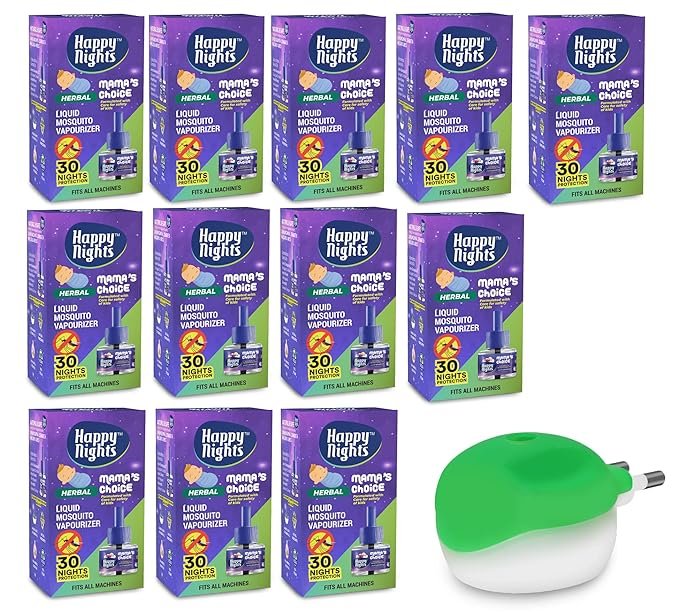 Happy Nights Lemon Eucalyptus Mosquito Repellent Refill, Mama’s Choice