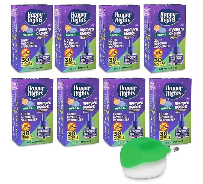 Happy Nights Lemon Eucalyptus Mosquito Repellent Refill, Mama’s Choice