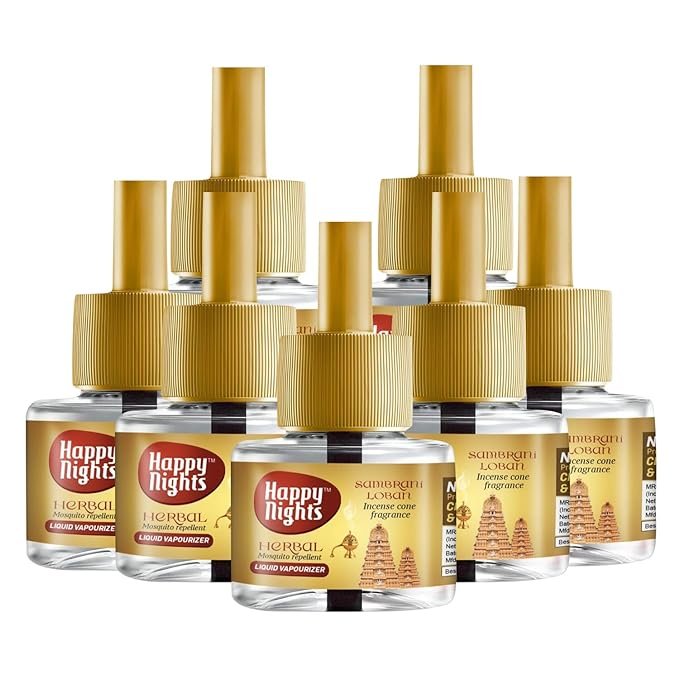 Happy Nights Sambrani Loban Mosquito Refill|Herbal Sambrani Loban Repellent