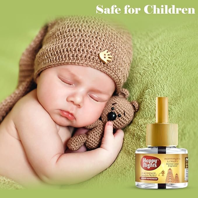 Happy Nights Sambrani Loban Mosquito Refill|Herbal Sambrani Loban Repellent
