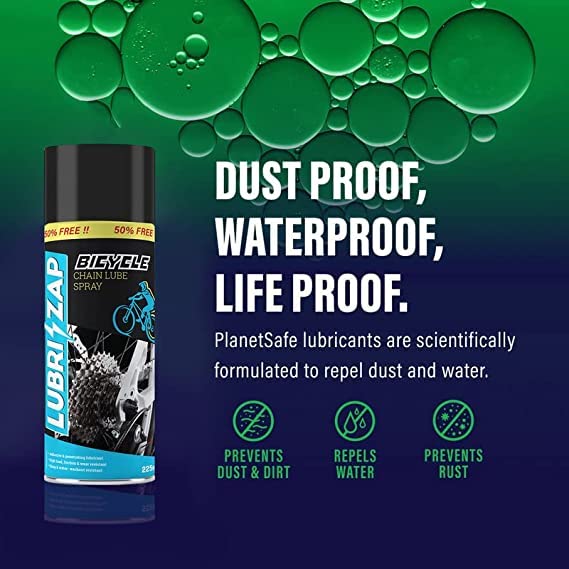 Lubrizap Bicycle chain Premium Lubricant Multipurpose Spray - 225ml
