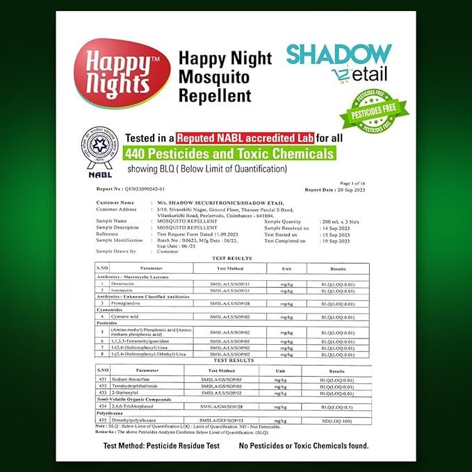 Happy Nights Sambrani Loban Mosquito Refill|Herbal Sambrani Loban Repellent