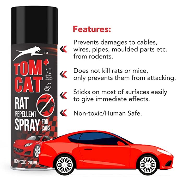 COMBO Rat Repellent Spray for Car and Home (200ml + 200ml)