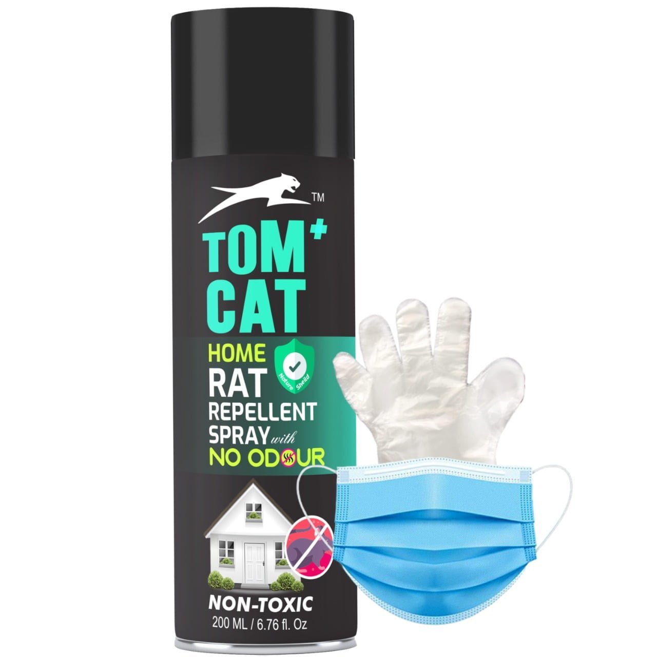 Tom Cat Rat  Repellent Spray for home - 200 ML