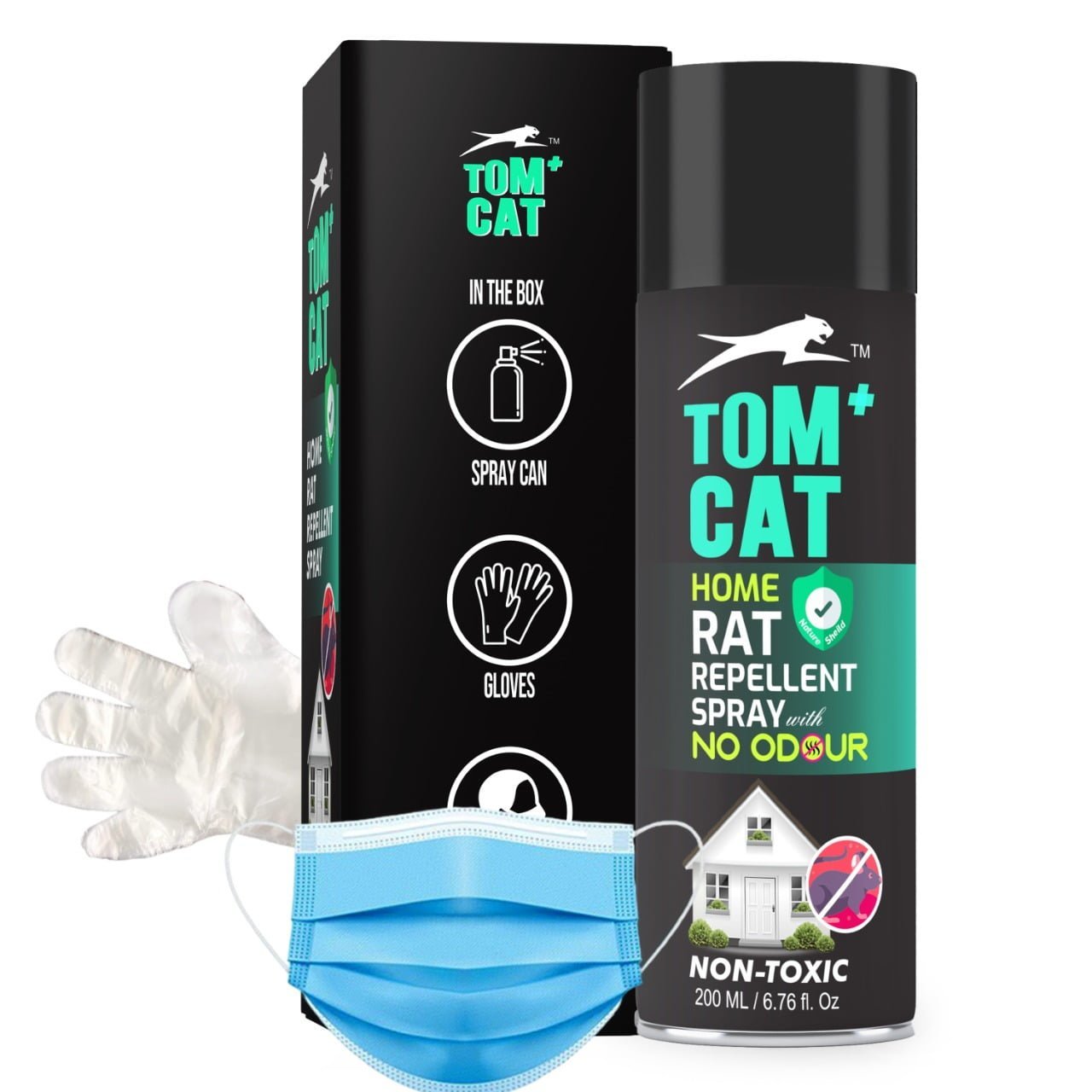 Tom Cat Rat  Repellent Spray for home - 200 ML
