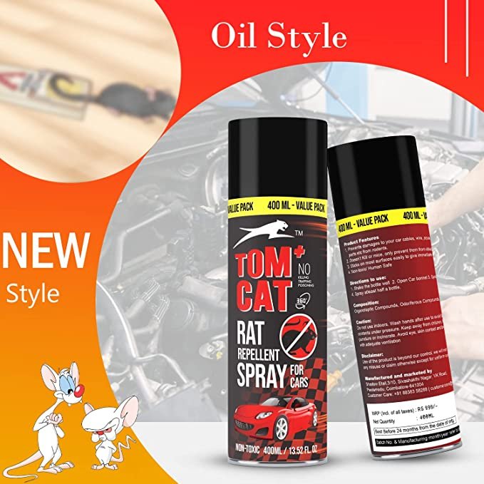 Tom Cat No Entry Rat Repellent Spray for Car 200ML