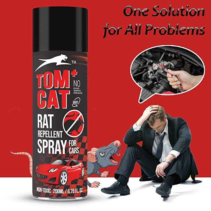Tom Cat No Entry Rat Repellent Spray for Car 200ML