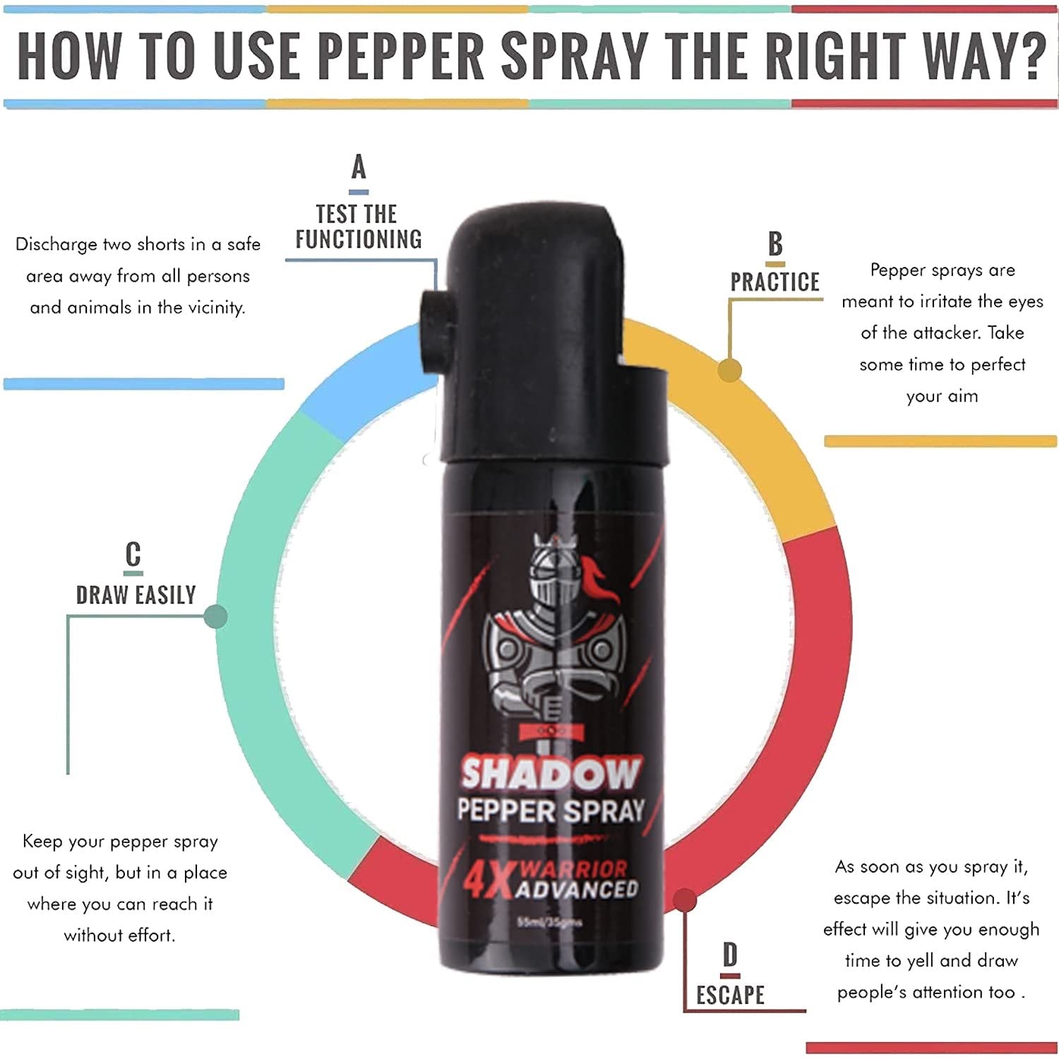 SHADOW WARRIOR DOME PEPPER SPRAY 55Ml