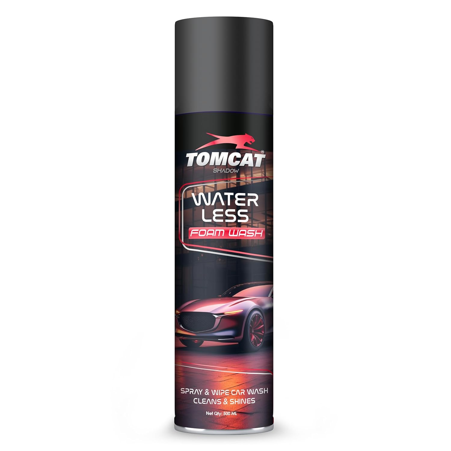 Shadow Securitronics TOM CAT Water Less Car Cleaner Spray 500ml  (Pack of 1)
